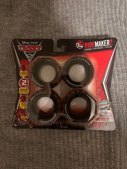 2011 Disney Pixar Cars 2 Ridemakerz RC Lightning Boltz Car Tires