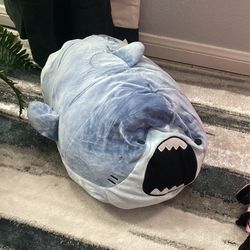 shark pillow plushie