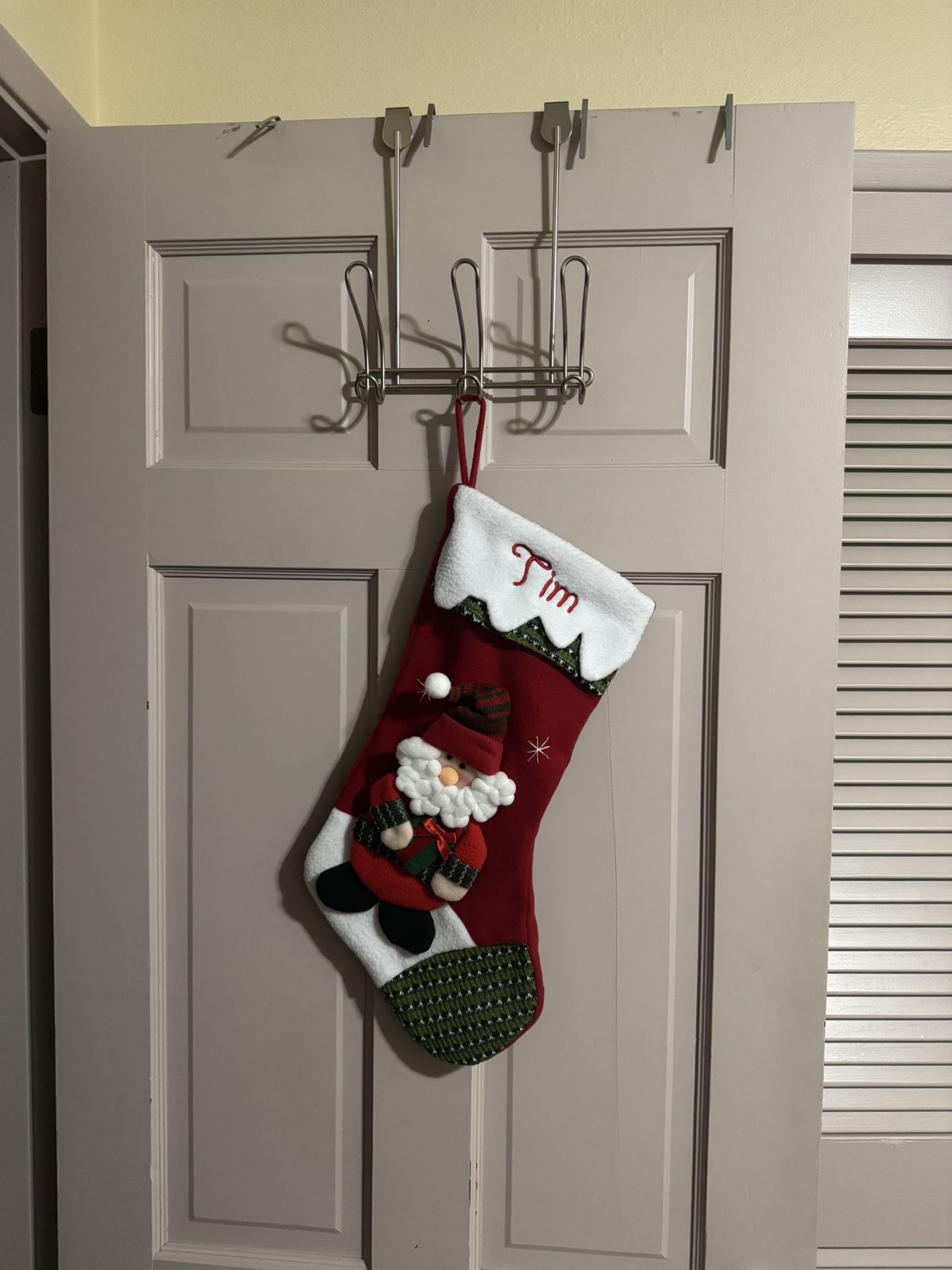 Personal Creations Christmas Stocking Name “Tim” With Holiday Theme