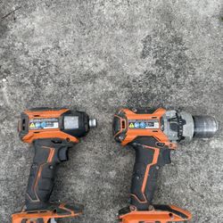 Ridgid impact dril and hammer drill combo brushless