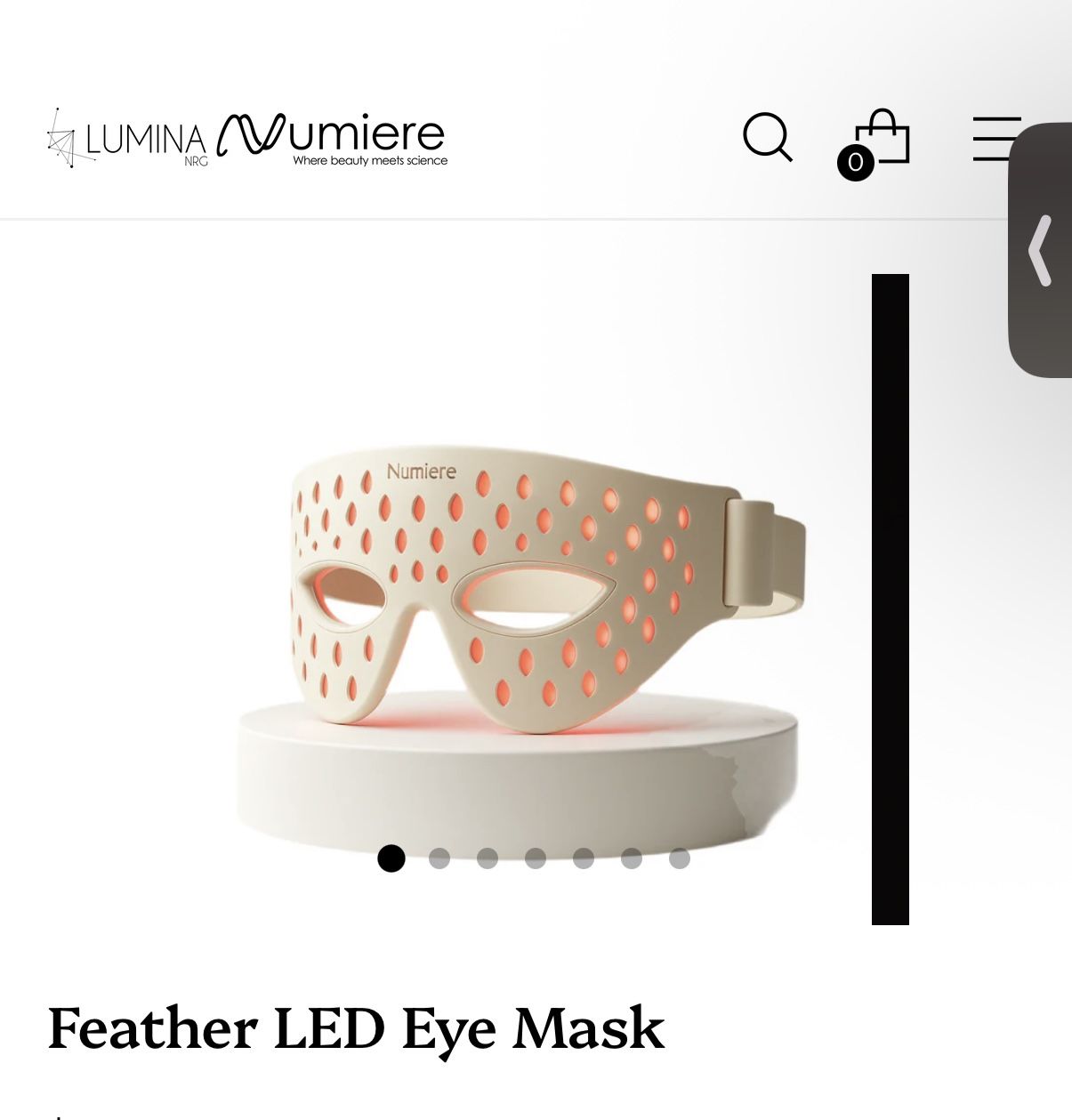 Feather LED Eye Mask