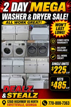 **Mega Appliance Sale **
Friday & Saturday!!!!