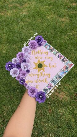Personalize Graduation Cap Topper + Permanent Cap Design