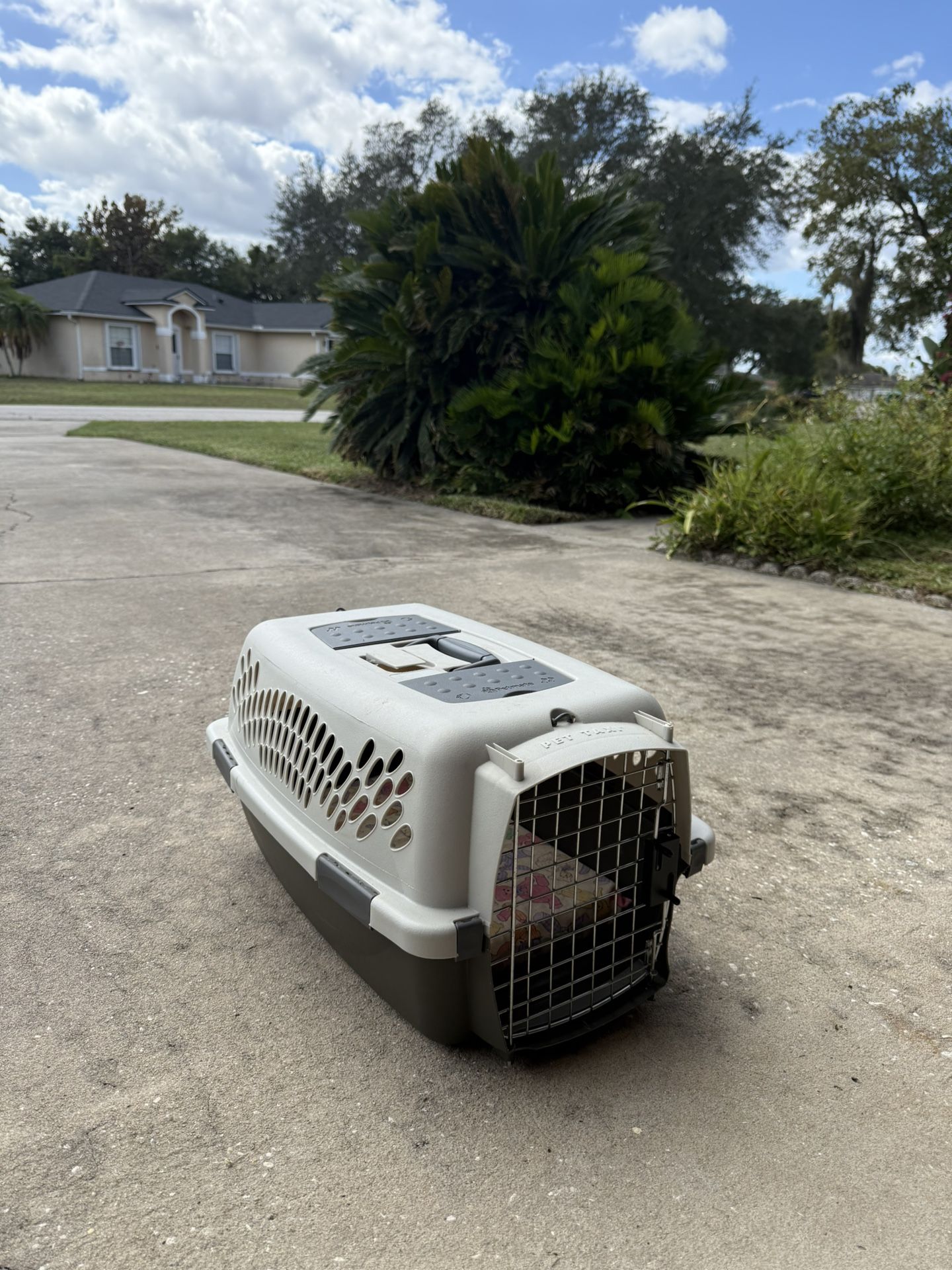 Vibrant Life Pet Portable Kennel for Dogs, Hard-Sided Travel Carrier, Durable, Metal Door, Black & Grey, For Pets up to 10 lbs, 19" L x 12.3" W x 10.8