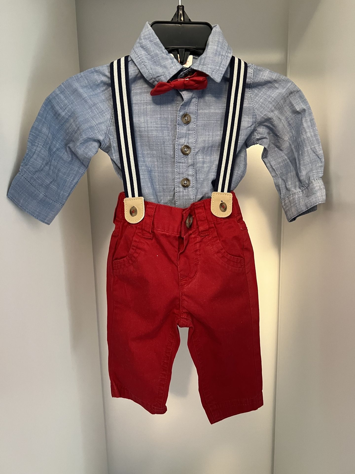 Baby Boy Christmas Outfit 3pc Set Size Newborn