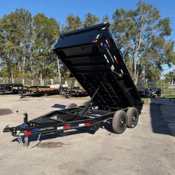 Load Trail 6 × 12 Low Side Dump Trailer 10k