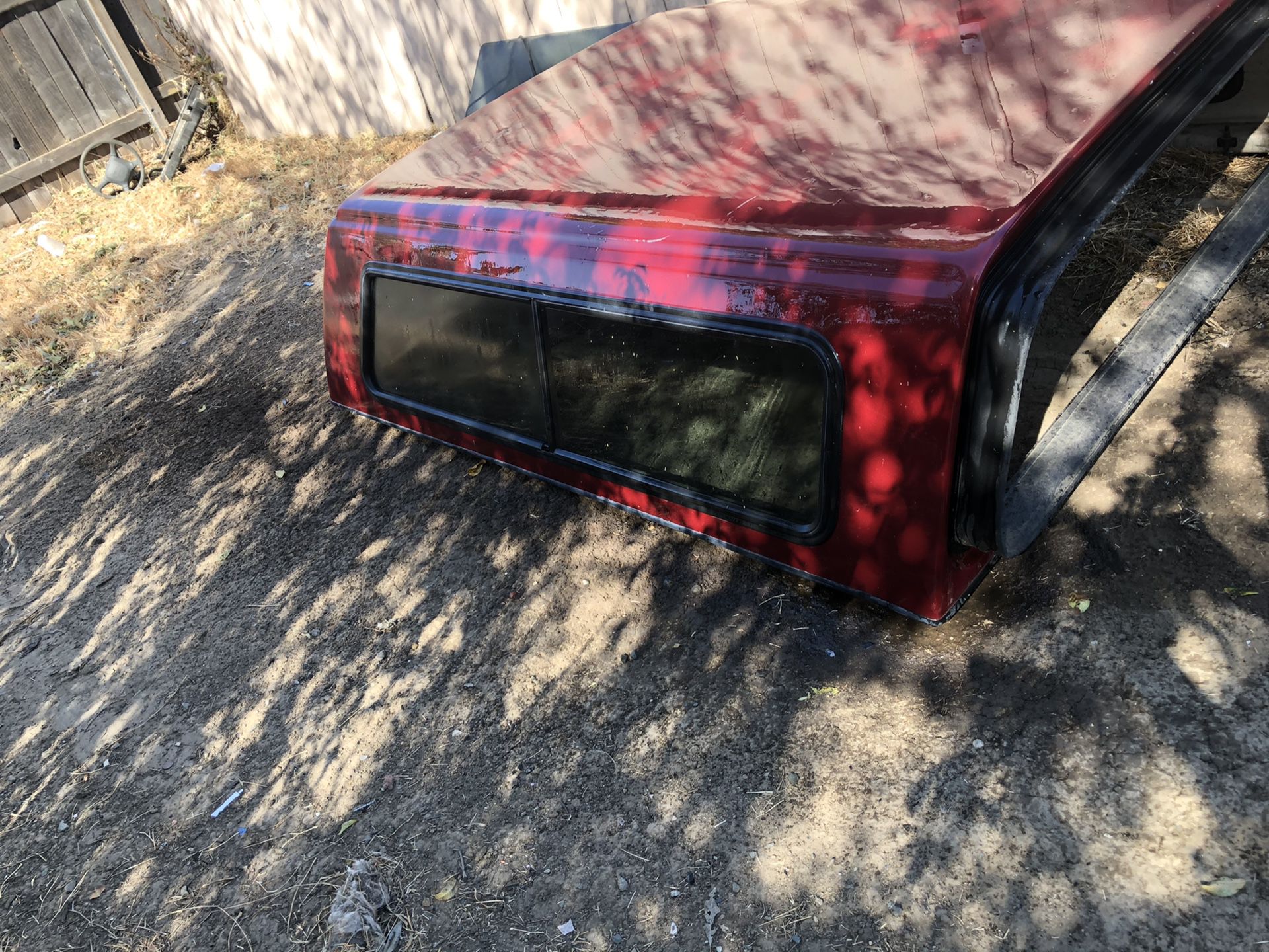 Camper shell for a 2000 Chevy Silverado short bed