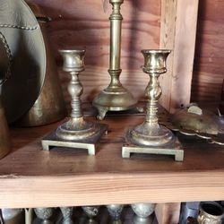 Vintage Candle Holders 