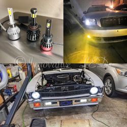 Led Headlight Bulbs Luces for headlight foglight interior 
