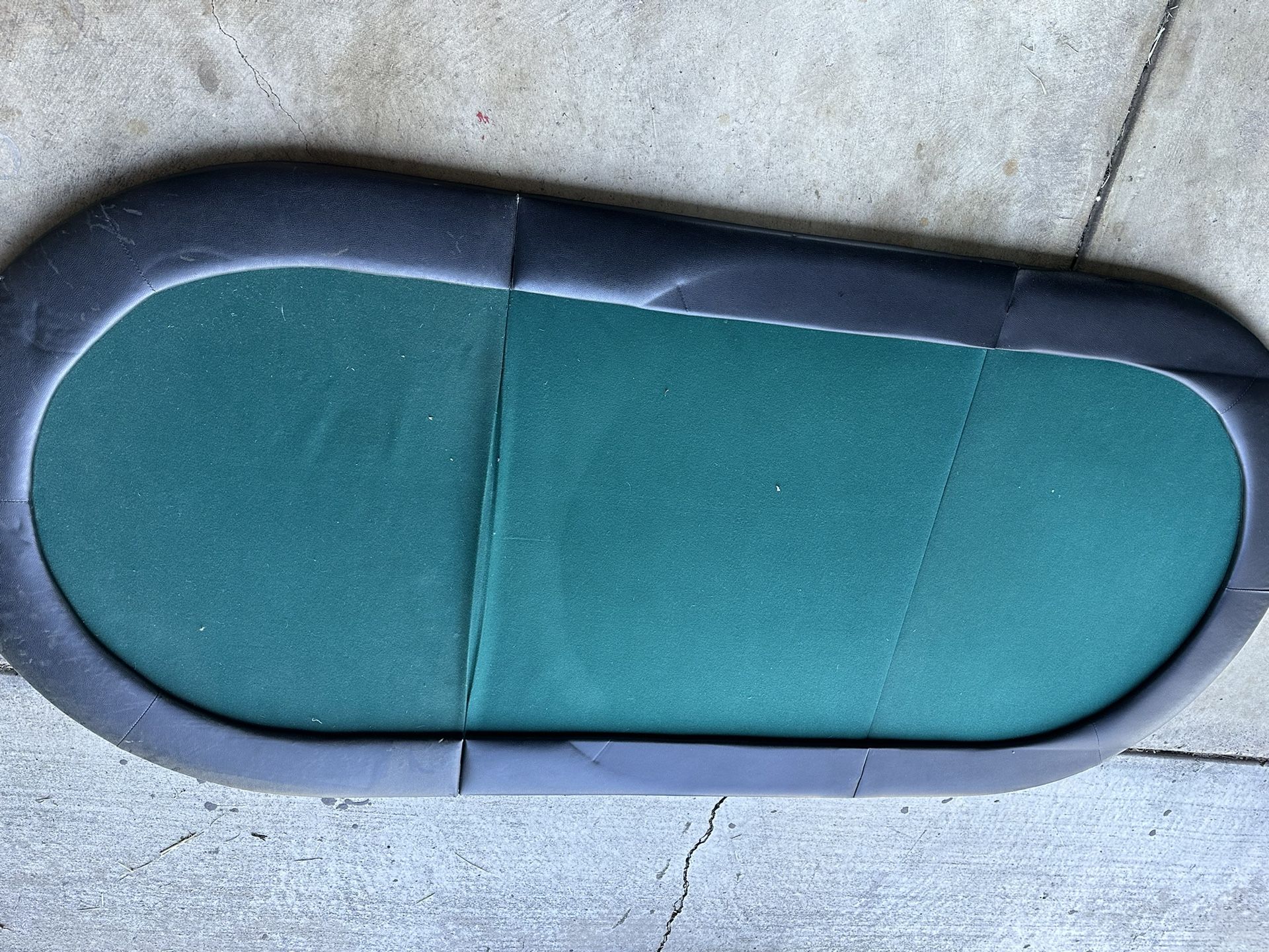Poker Table Top + Clay Poker Chips