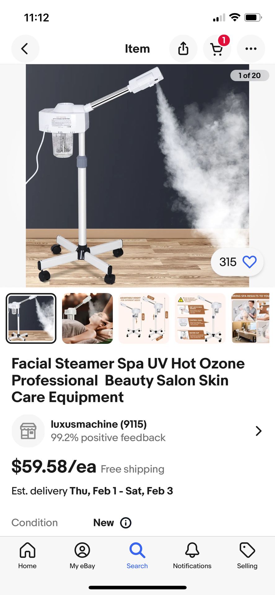 Profesional facial Steamer 