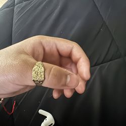 10k Nugget Ring 
