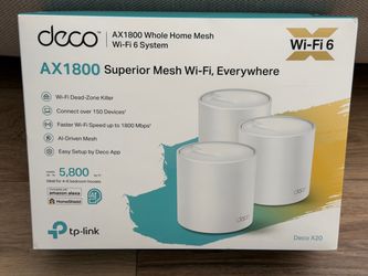 TP Link Deco X20 Mesh Wifi 6 Routers