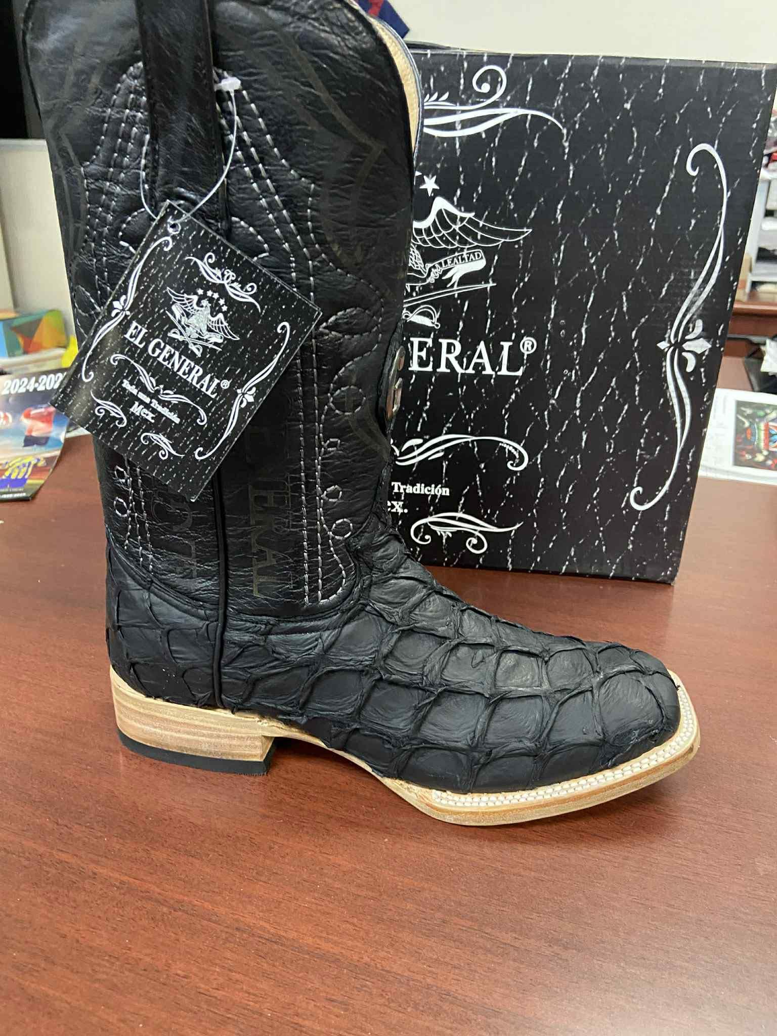 Nuevas Botas Vaqueras De Piel Original Para Hombre