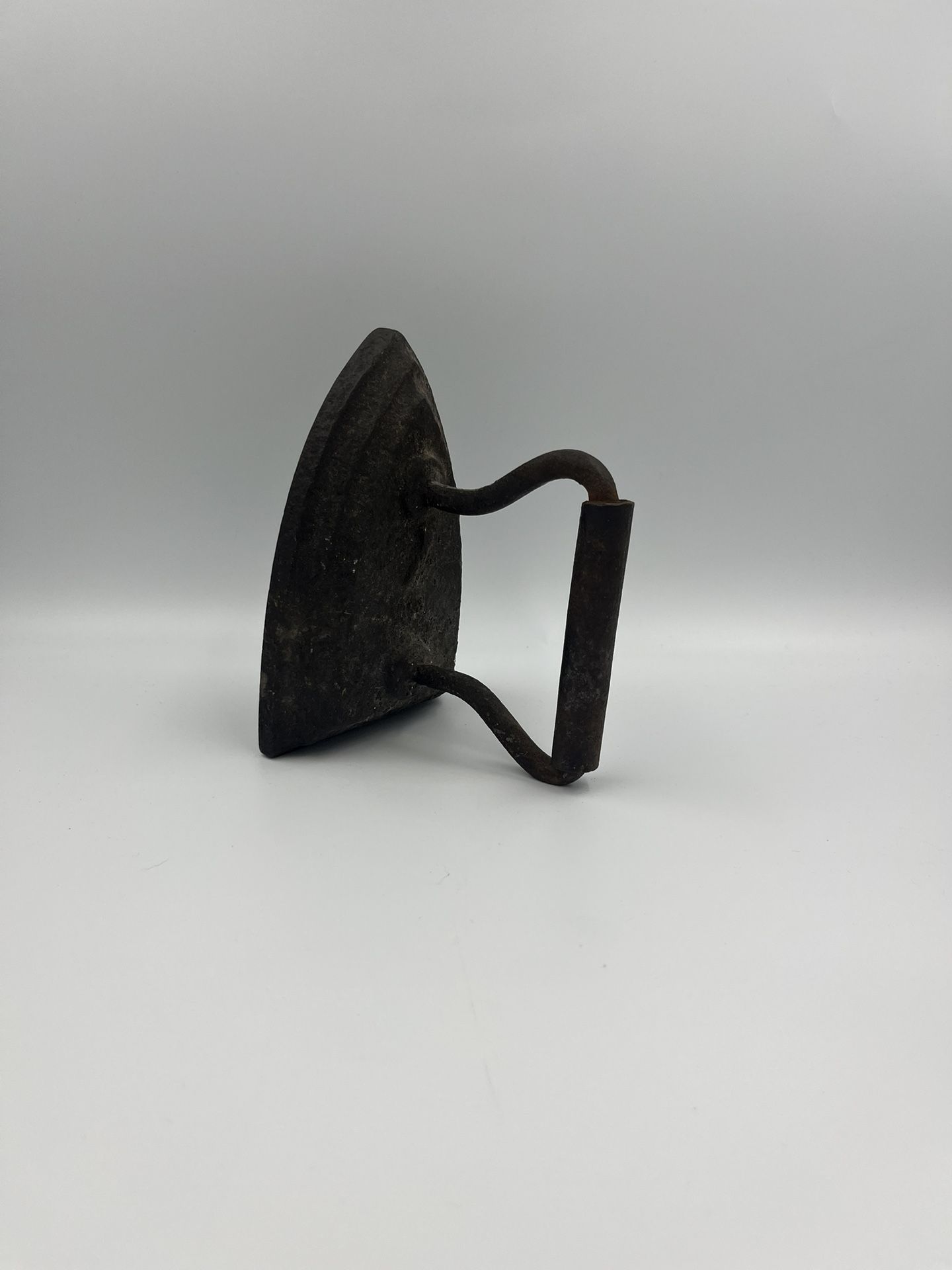 Antique Unique Sad Iron “7” - Vintage Clothing Press, Solid & Heavy Vintage Iron