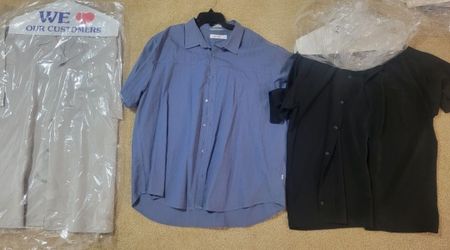 Oakley + Calvin Klein + Elliot Short Sleeve Dress Shirts XL 