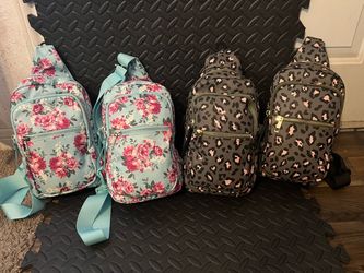 Sling Bags Floral and Leopard Print