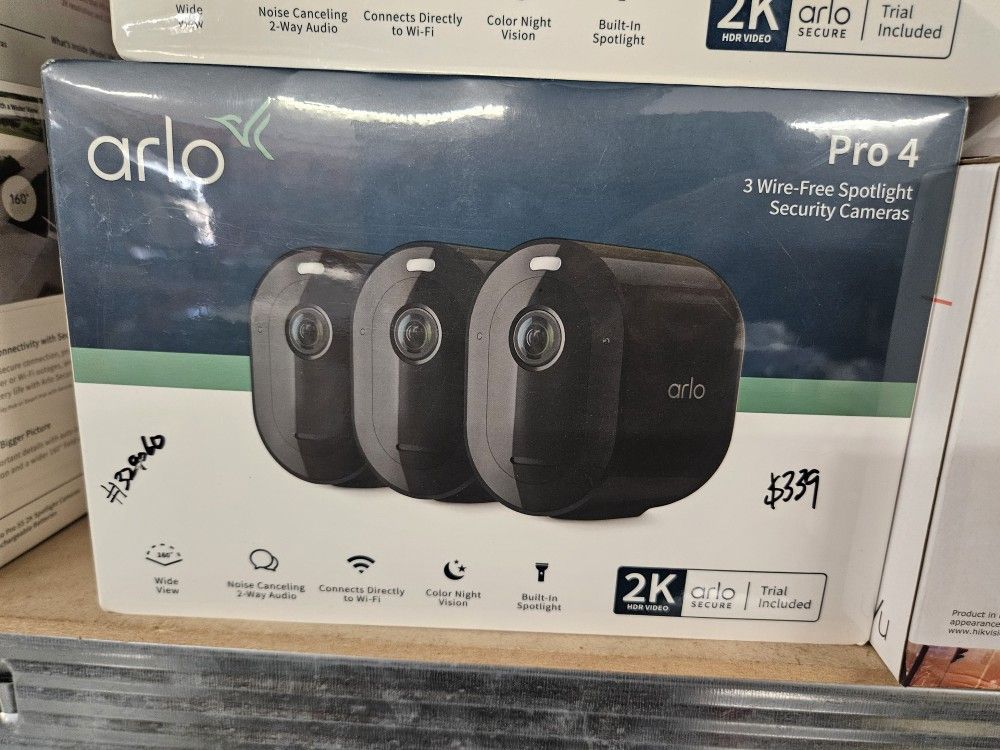 Arlo Pro 4 3 Wire Free Spotlight Security Camera
