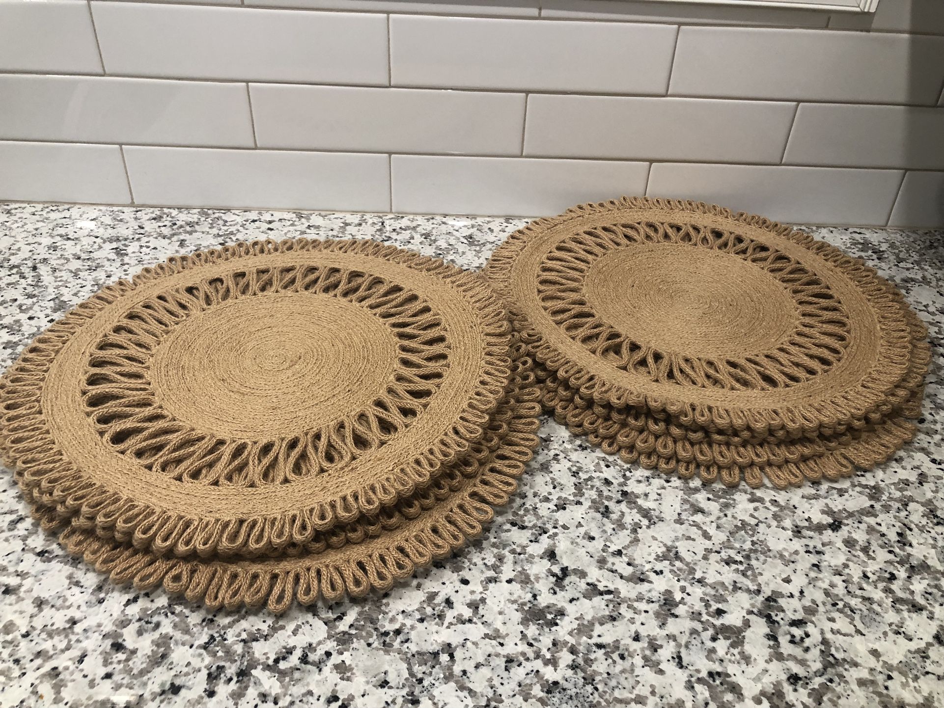 Threshold Jute Decorative Charger