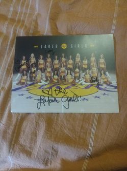 Laker Girls 2019-2020 Signed Photo