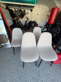 Dining table chairs (set of 4)