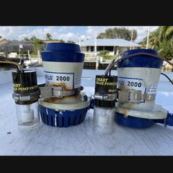SHURFLO 2000GPH Bilge pumps With SMART PUMP Float Switches