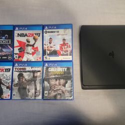 🎮 PS4 Slim Bundle + 6 Games – Works Great! 🔥
- $250
 

