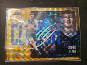 Cooper Flagg Topps Chrome RC Auto 27/50