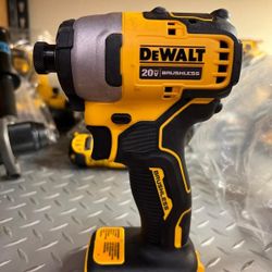 DEWALT 20V CORDLESS IMPACT BRUSHLESS $89