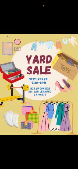 Yard Sale 1 ,2 & 3