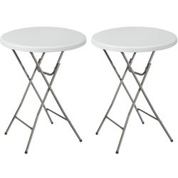 Bonnlo 32" High Top Folding Cocktail Table