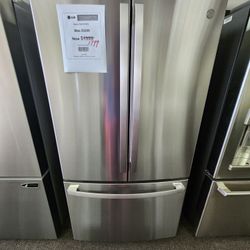 GE 23CF COUNTERDEPTH REFRIGERATOR 1799! 1 YEAR MANUFACTURERS WARRANTY INCLUDED!