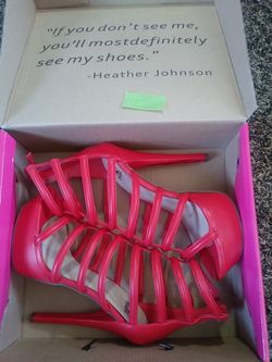 Shiekh shoes style #139 red size 7.5 new