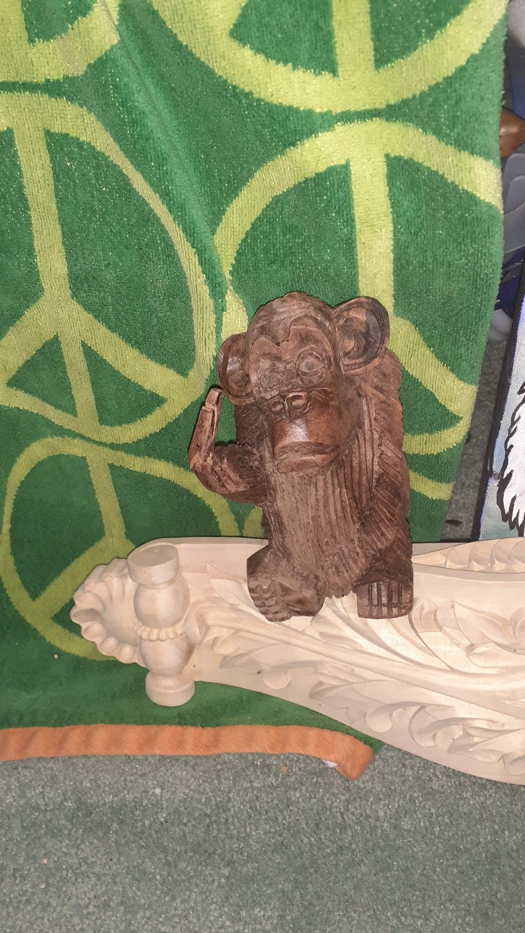 Cute little wooden flipping monkey makes a great Father's Day gift