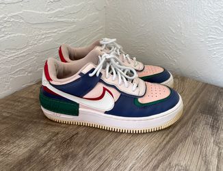 Nike Air Force 1 shadow mystic navy multicolor women’s sneakers size 8