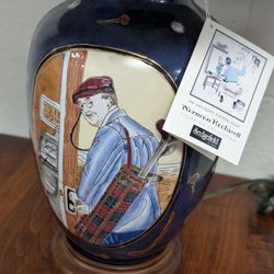 Norman Rockwell Golf Lamp 