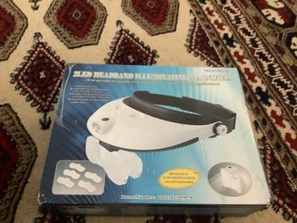 LEd. Magnifier. Glasses.