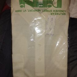 BRAND NEW SOFT YELLOW DIFLNI DRESS SHIRT 