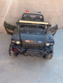 Toys Police Truck 2 Seater Ride on
