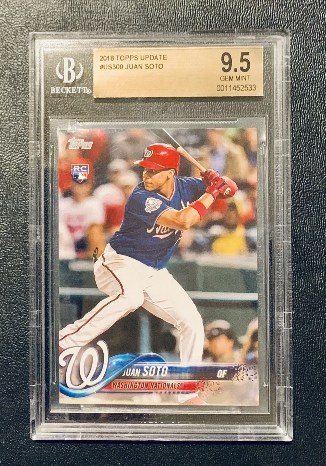 2018 Topps Update JUAN SOTO #US300 Blue Jersey RC BGS 9.5 Nationals Yankees