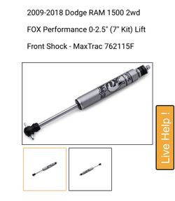 Fox 0-2.5” Lift Shocks 09-2018 Ram 1500 2wd