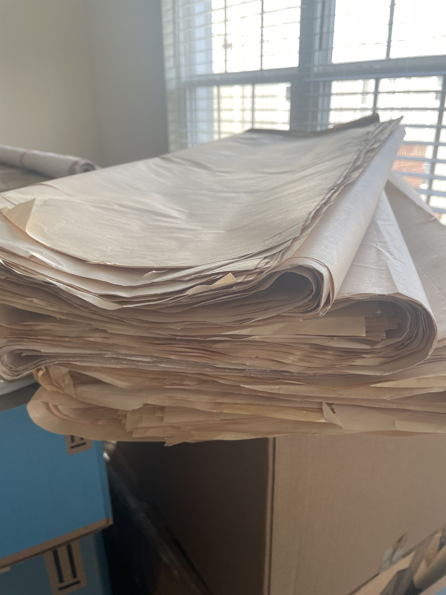 Lot Of 175 Big Packing Paper Sheets - 33” X 27”