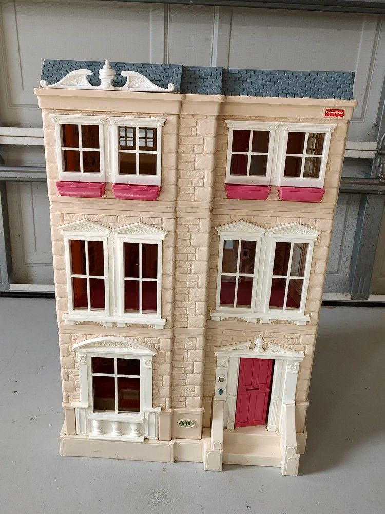 FISHER PRICE VINTAGE TOWNHOUSE DOLLHOUSE