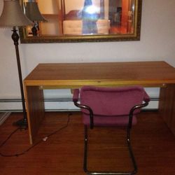 Large desk and chair