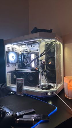 Custom Built Gaming PC White Tower