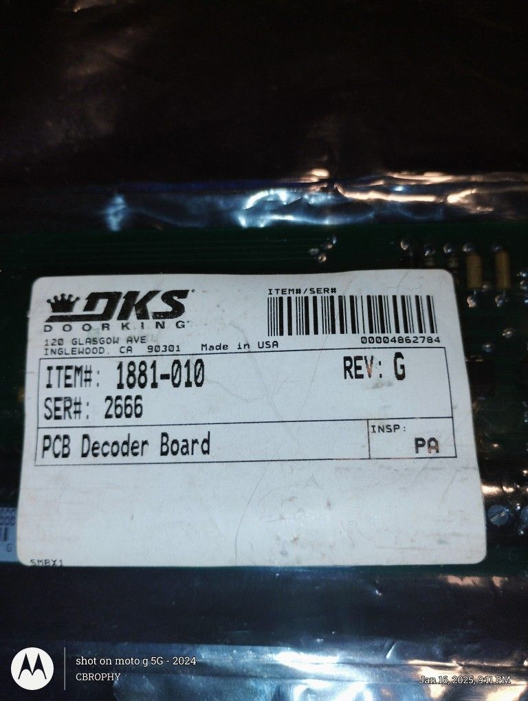 Decoder Board DKS