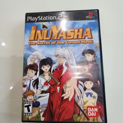 Inuyasha The Secret Of The Cursed Mask PS2 English Release 2004 2 OF 2