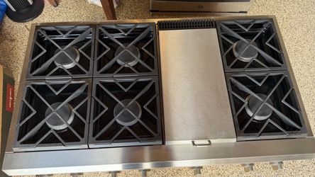 Monogram 48”professional gas range top
