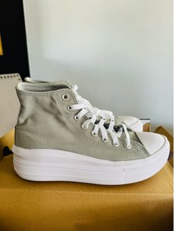Sage Chuck Taylor All Star Move Platform (Also Posted in black)