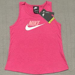 Nike Sportswear Slim Fit Jersey Tank Top Fireberry Pink New